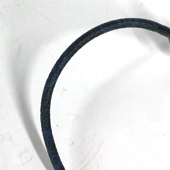 LOUIS VUITTON MP1714 MonogramEclipse Necklace Accessories Double Bracelet Choker - Picture 10 of 10